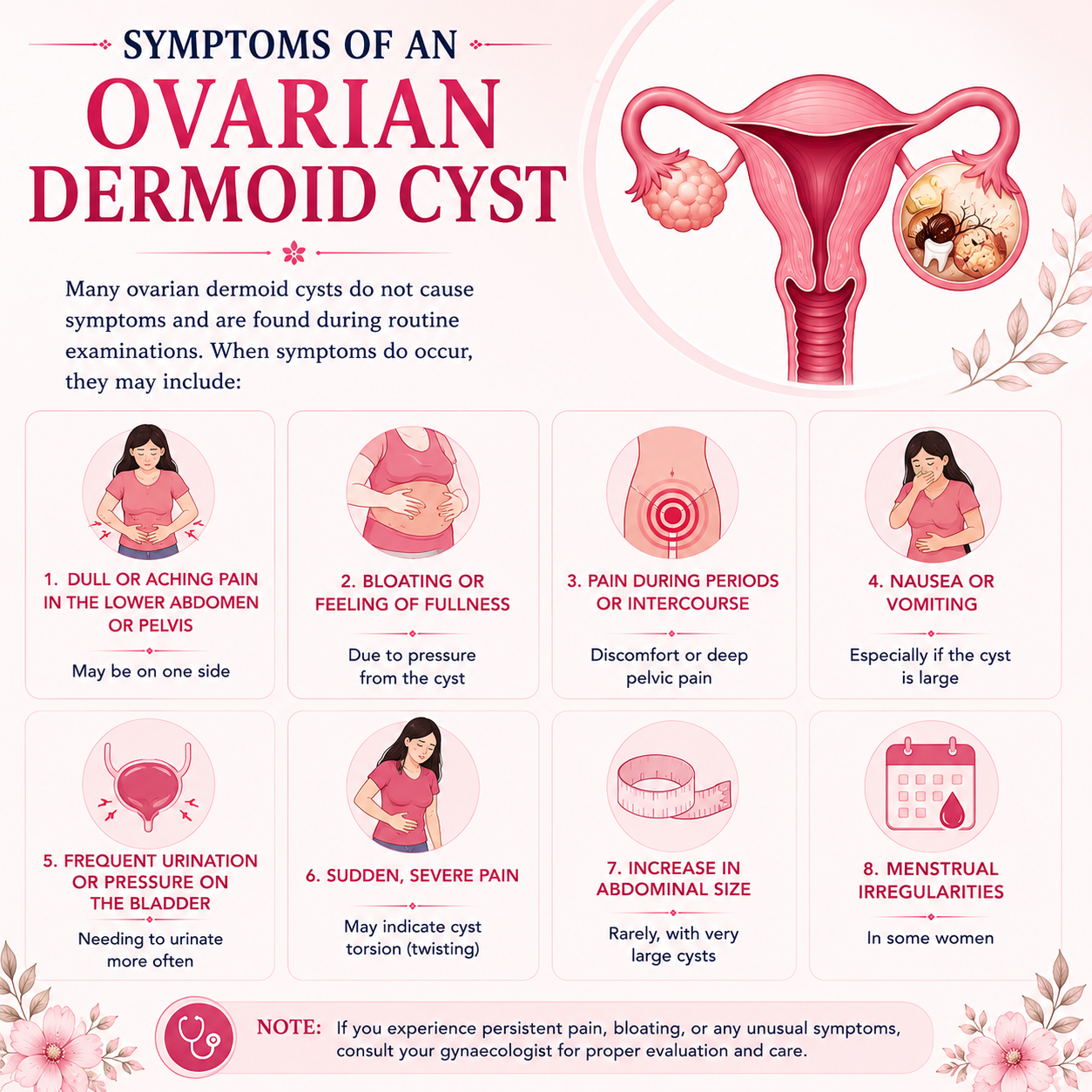 Consultation for ovarian cyst symptoms in Gurgaon
